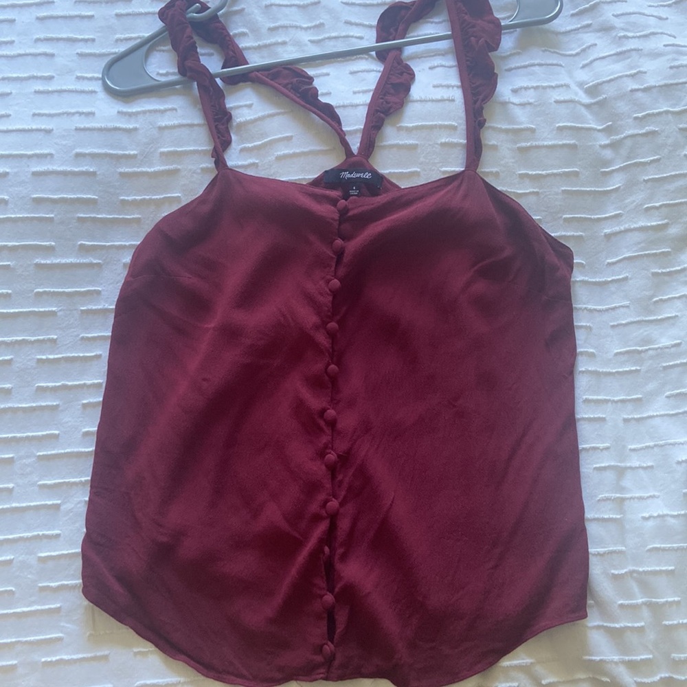 Maroon Madewell Tank - S